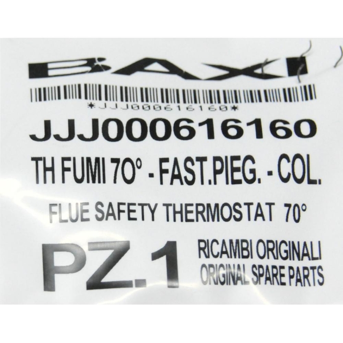 Baxi Термостат предохранительный отходящих газов 70 С (датчик тяги) (616160)  