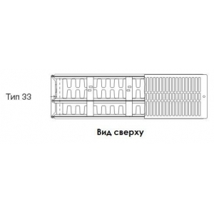 Стальной радиатор Buderus VK-Profil 22 400 2300  