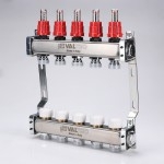 Коллектор Valtec Блок колл. с расход. 1"х7 вых Евроконус 3/4  
