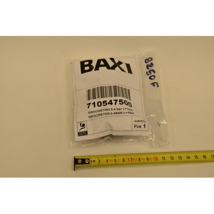 Baxi Манометр 0-4 bar L=1000  