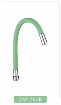 Гибкий излив WasserZimmer для кухни силикововый салатовый ZM-762B