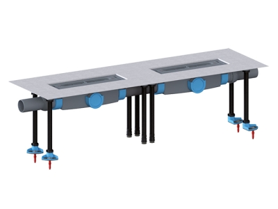 Корпус углового душевого лотка