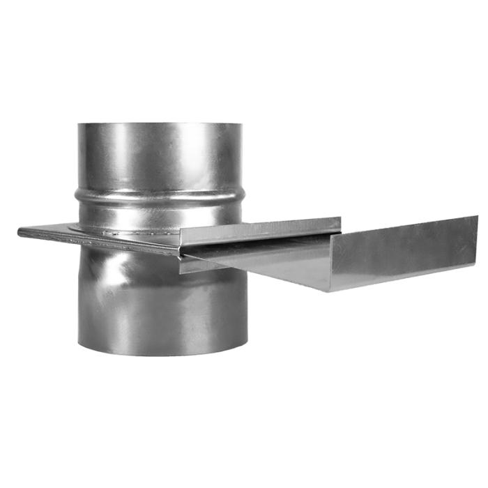 Одностенный дымоход Дымофф Шибер задвижка 115 AISI304 1мм  