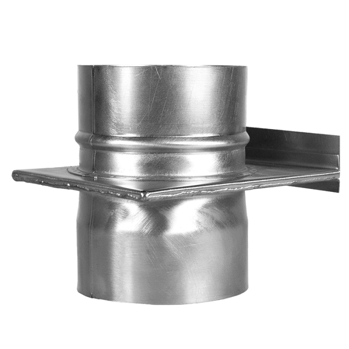 Одностенный дымоход Дымофф Шибер задвижка 115 AISI304 1мм  