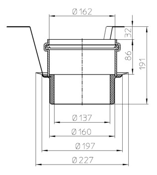 HL 870 Противопожарная муфта (для серии HL 317/1, 62(.1)(H)(B)/1)  