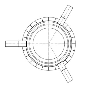 HL 870 Противопожарная муфта (для серии HL 317/1, 62(.1)(H)(B)/1)  