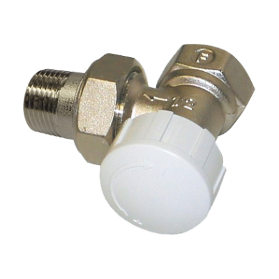 Клапан термостатический угловой Hoobs ВР/НР 3/4 с преднастройкой Kvs=1,25 м?/час