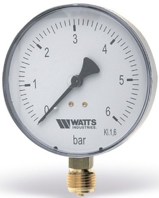 Watts Манометр рад. с указ. пр. F+R201 (MHR) O 100 мм 1/2"  