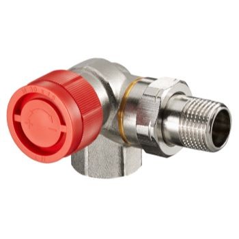 Oventrop Серия F термостат. вентиль DN10,R 3/8,PN10,угловой трехос., левое присоед.