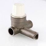 Valtec Клапан термост-ий под приварку лев. (клапан с патрубком меньшего диаметра внутри)  