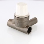 Valtec Клапан термост-ий под приварку лев. (клапан с патрубком меньшего диаметра внутри)  