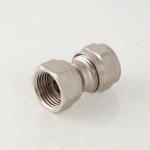 Valtec Соединитель обжимной с накидной гайкой 16х1/2  