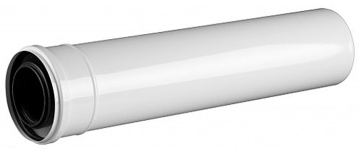 Buderus Концентрическая труба DN 80/125 L=2000 мм, нерж.сталь/PP  