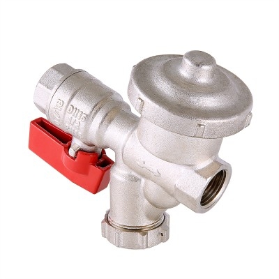 Valtec Кран шаровой со встроенным фильтром и редуктором давления (КФРД), универсальный  