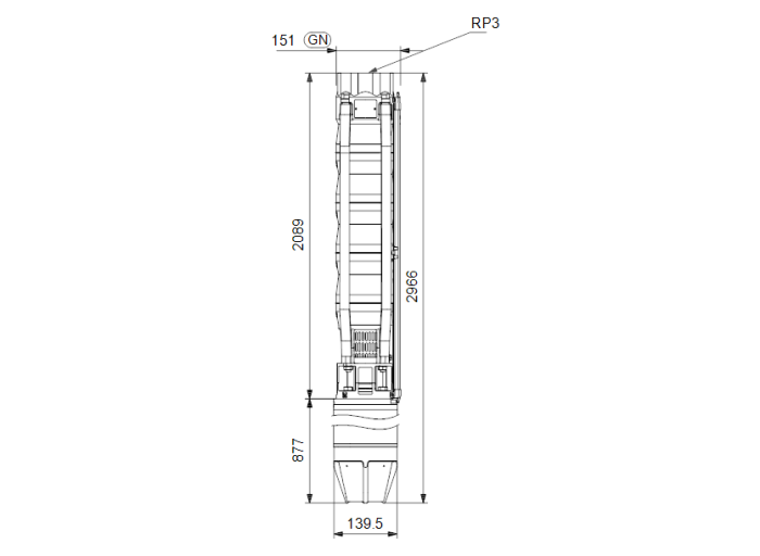 Скважинный насос Grundfos SP 46-16 (380В) SD  