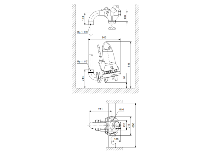 Дренажный насос Grundfos SEG 40.09.2.1.502  