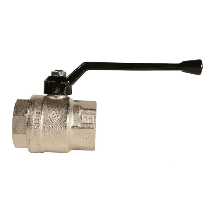 Rubinetterie Bresciane Полнопроходной латунный шаровый кран ВН/ВН резьба 1 1/2, рычаг  