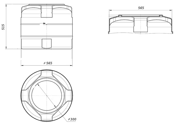 Ёмкость для воды Экопром T 100л  