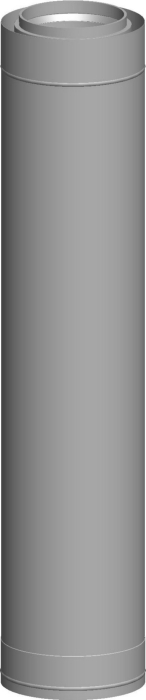 Wolf Дымоход Концентрическая дымовая труба DN160/225 L:500 мм, из нержавеющей стали/полипропилена  