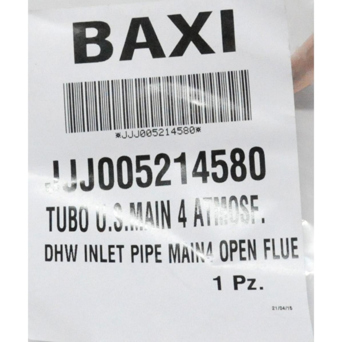   Baxi Трубка выхода системы ГВС из котла (5663760)  