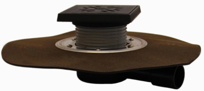 HL90HG Трап с полимербитумным полотном, решеткой из чугуна 137*137 мм