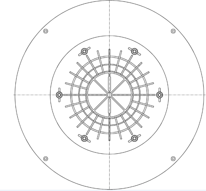 HL 62.1/1 Кровельная воронка с электроподогревом, DN110  