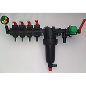 Buderus Распределитель с манометром (8718572719)