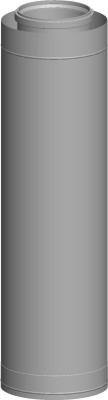 Wolf Дымоход Концентрическая дымовая труба DN200/300 L:1000 мм, из нержавеющей стали/полипропилена