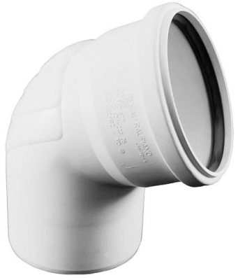 Rehau Отвод диам. 125 на 67°