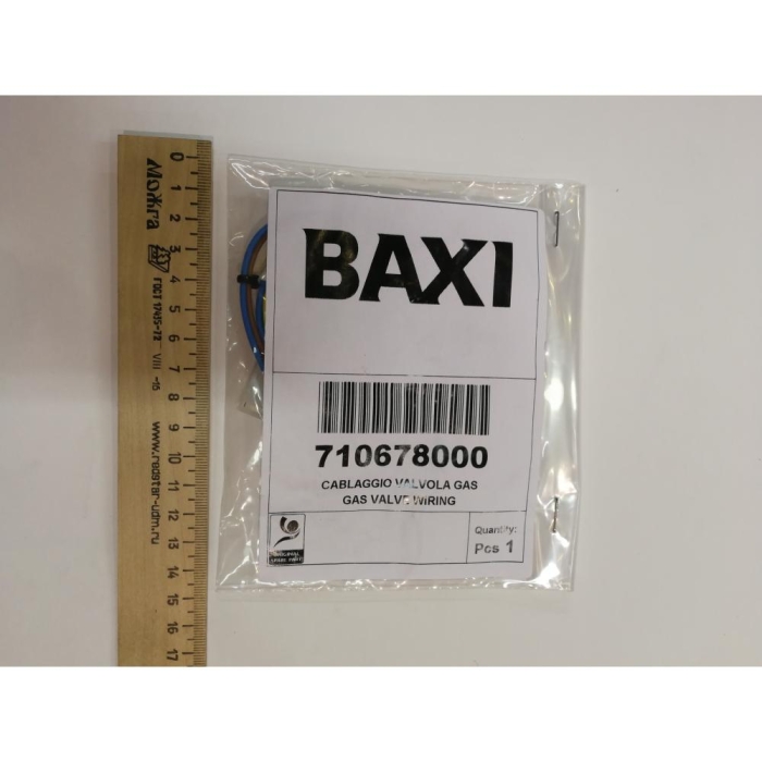 Baxi Проводка электрическая высоковольтная газ. клапана (Разъем Х1) (710678000)  