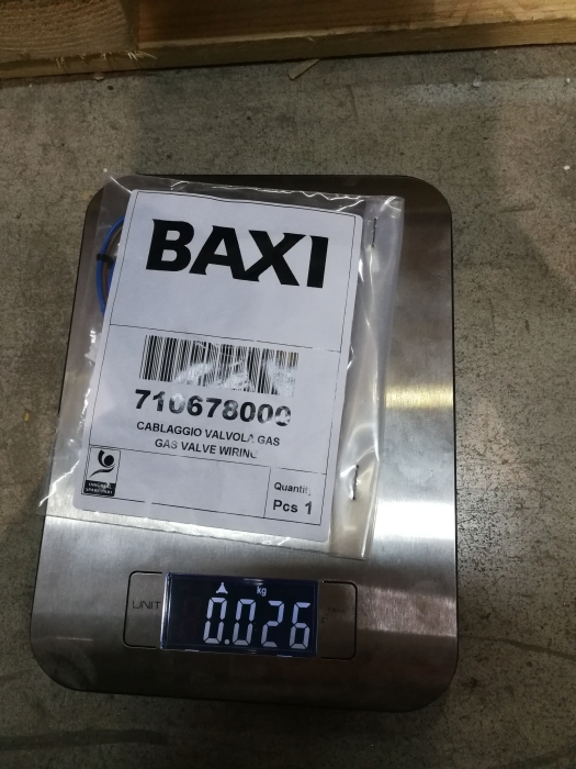 Baxi Проводка электрическая высоковольтная газ. клапана (Разъем Х1) (710678000)  