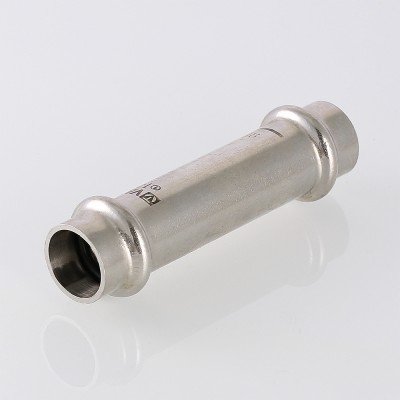 Valtec Муфта надвижная нерж. сталь 35х35  