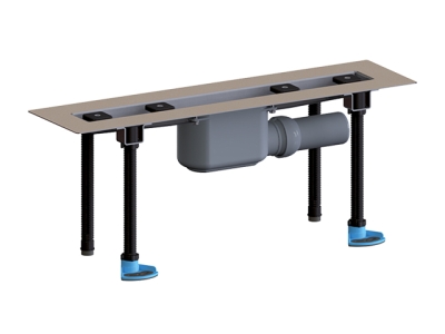 HL 50F.0/90 Плоский душевой лоток длиной 900 мм без решетки