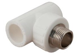 S.A.V. Тройник комбинированный 20х1/2 НР (белый)