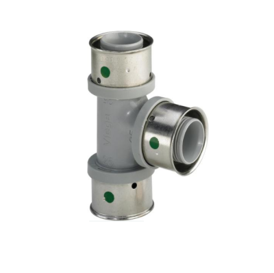 Viega Тройник пресс 25x20x25 из PPSU