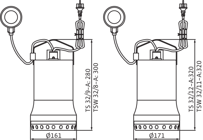 Скважинный насос UNIPUMP TSW 32/8-A  