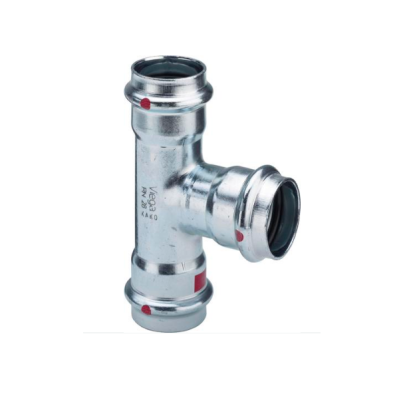 Viega Тройник пресс 22х22х15 оцинк.