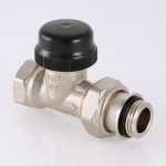 Valtec Клапан термостатический для радиатора прямой с преднастройкой (KV 0,1-0,6) 1/2  