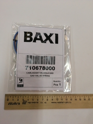 Baxi Проводка электрическая высоковольтная газ. клапана (Разъем Х1) (711022600)