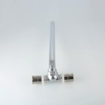 Valtec Пресс-фитинг – тройник с хромированной трубкой 20 х 15 х 16 мм, 30 см VTm.282.N.201516  