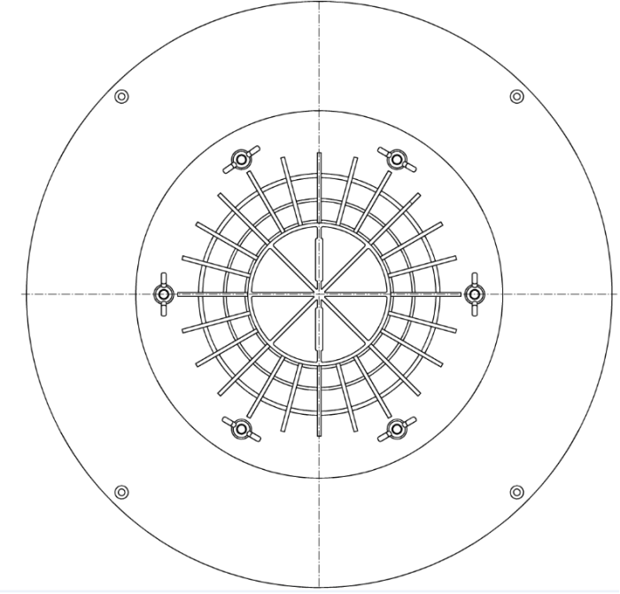 HL 62.1/5 Кровельная воронка с электроподогревом DN 160