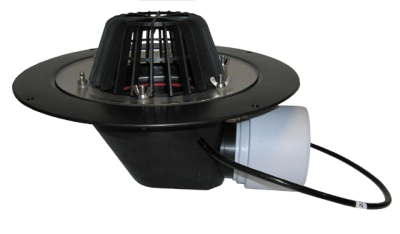 HL 64.1 Кровельная воронка (горизонтальный выпуск) с электроподогревом