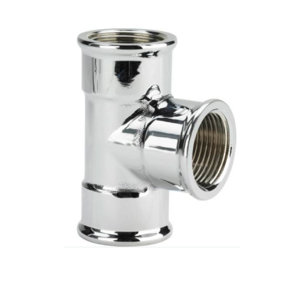 Viega Тройник В 1/2 латунь, хром