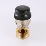 Valtec Клапан термостатический для радиатора прямой с преднастройкой (KV 0,1-0,6) 3/4  