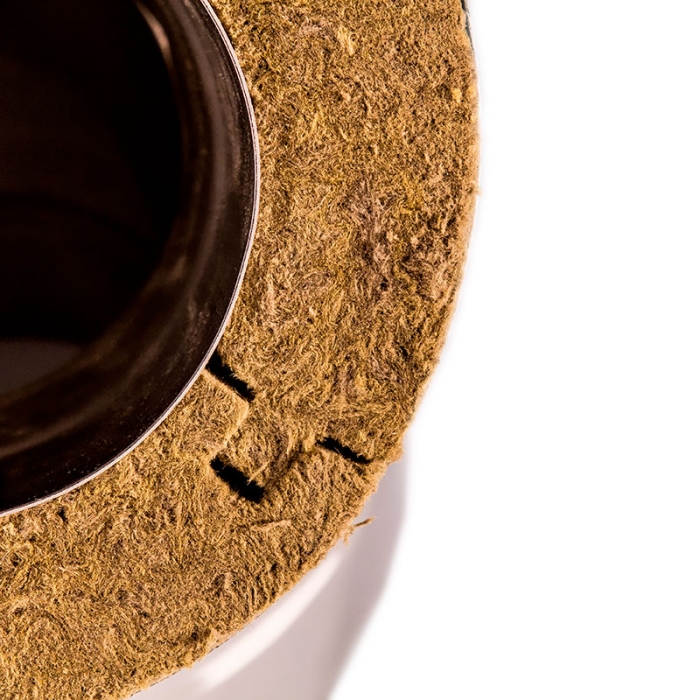 Сэндвич дымоход Дымофф Колено сэндвич 135 380*300 AISI430 0.5мм/AISI321 1мм