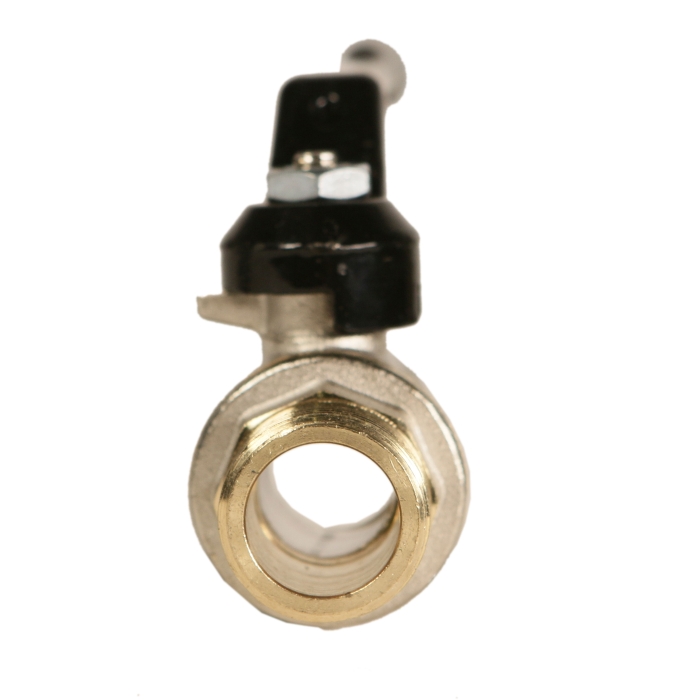 Rubinetterie Bresciane Полнопроходной латунный шаровый кран ВН/НАР резьба 3/4, рычаг  