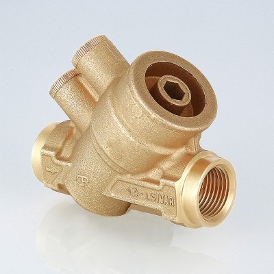 Балансировочный клапан Valtec Автоматич. стабилизатор расхода, регулируемый, динамический, корпус 3/4 вн.-вн (590066)  