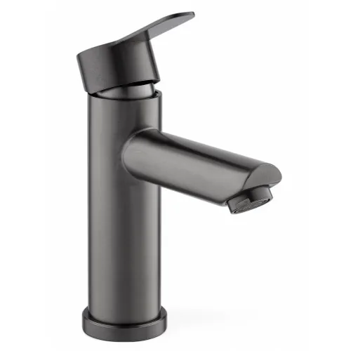 Кран моно WasserZimmer удлиненный 19 см со штутцером ручка крест DK-3310A