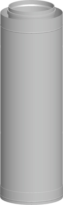 Wolf Дымоход Концентрическая дымовая труба DN250/350 L:500 мм, из нержавеющей стали/полипропилена  