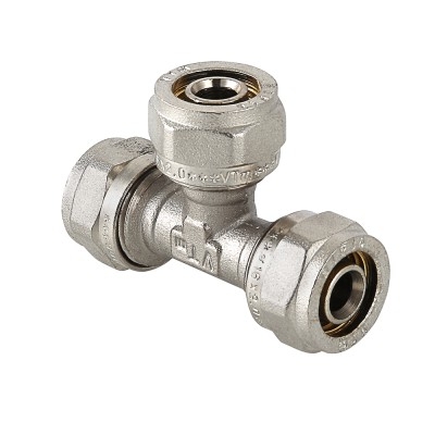Valtec Тройник обжимной 20х20х16  